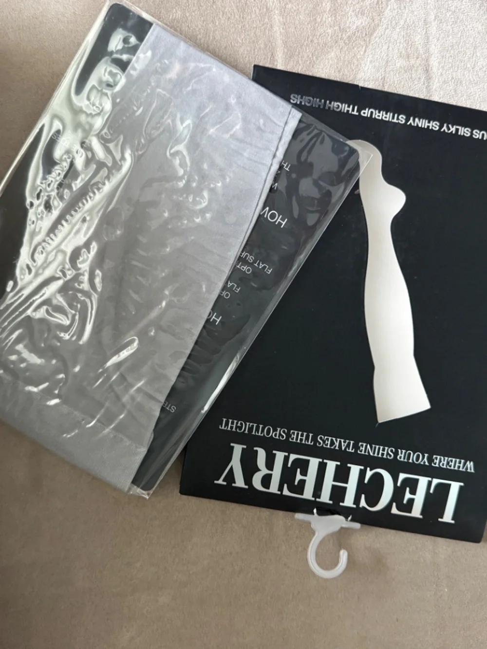 Lechery Silken Shiny Stirrup high high tights